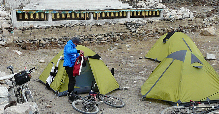 Camping am Rongbuk Kloster 